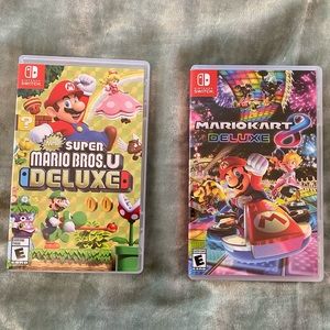 Nintendo Switch Super Mario Bros U Deluxe/Mario Kart 8 Deluxe
